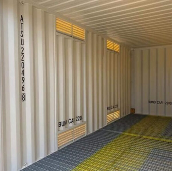 30ft x 8ft Shipping Container (One Trip) – Yellow - Image 2
