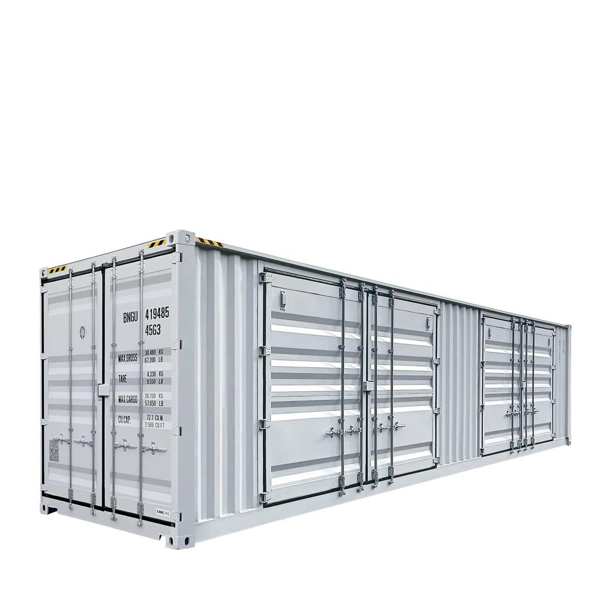 40ft HC One Trip Container with 2 Side Doors