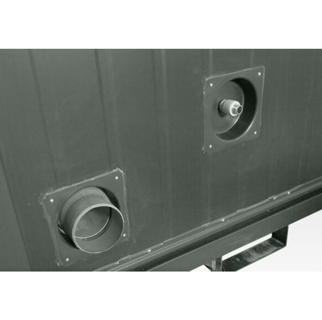 1+1 Double Mains Toilet 8Ft x 5Ft (Bottle Green) - Image 4