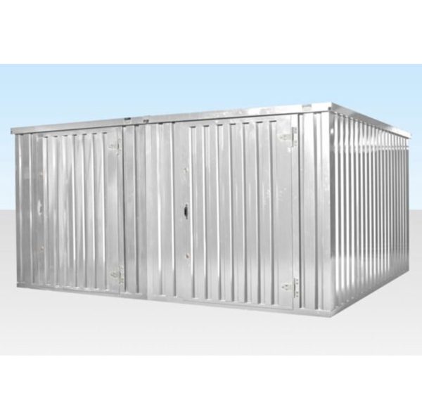 4M X 4.2M Side Linked Flat Pack Container Bundle (Galvanised) - Image 2