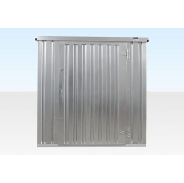 3M X 2.1M Flat Pack Storage Container – Galvanised - Image 3