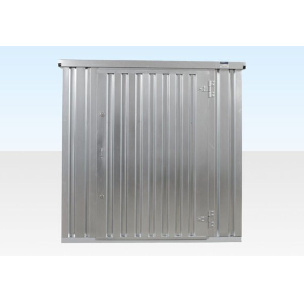 3M X 2.1M Flat Pack Storage Container – Galvanised - Image 4
