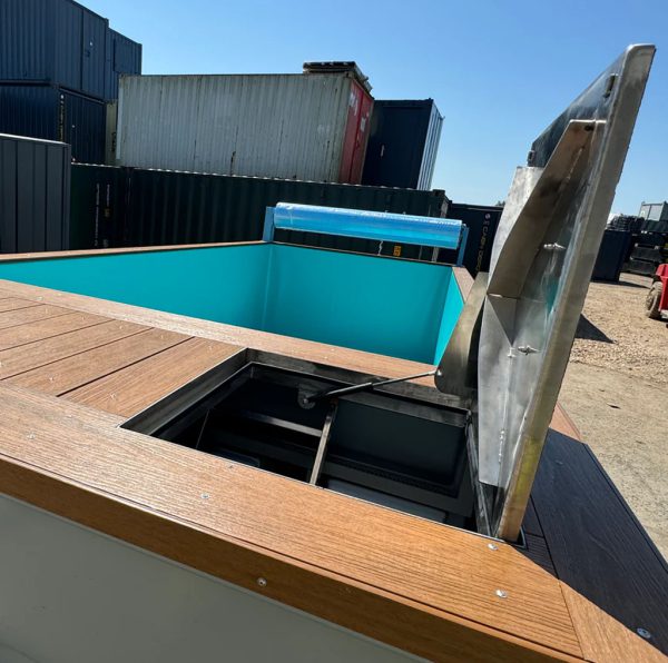 6m/20ft Caribbean Blue Container Swimming Pool - Image 3