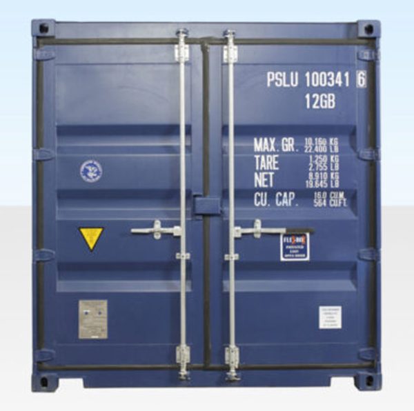 10Ft X 8Ft Shipping Container (One trip) – Blue - Image 2