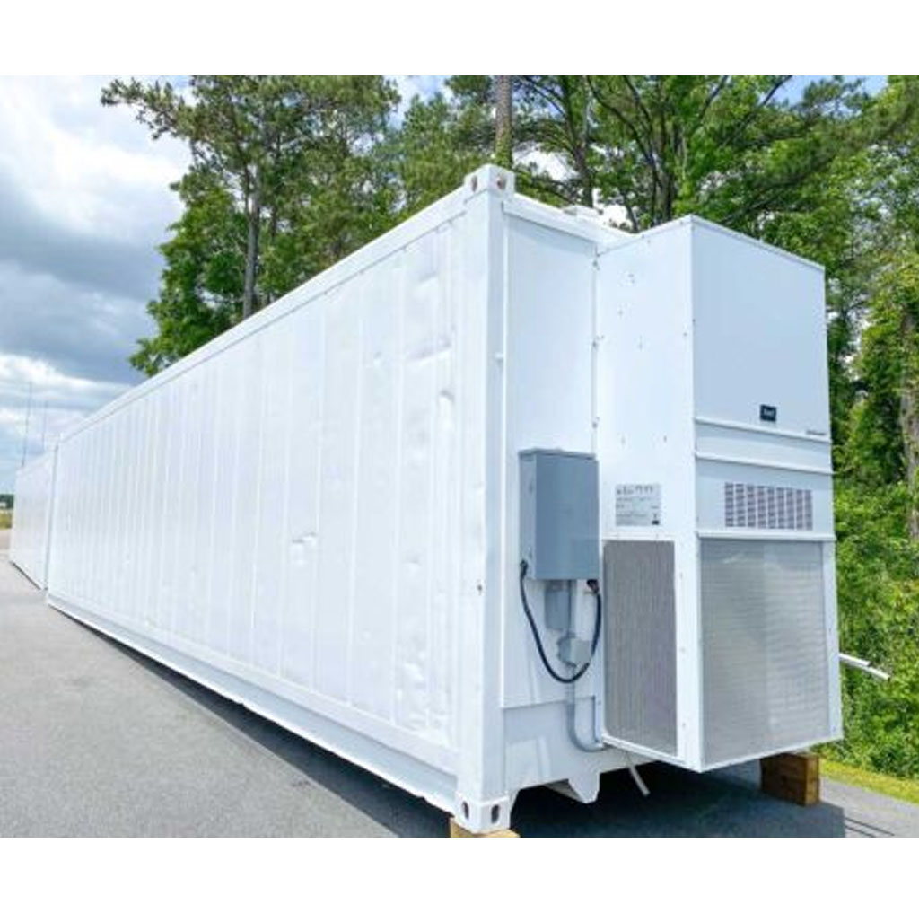 40 Ft High Cube Insulated Shipping Container With 5 Ton Bard Hvac Unit